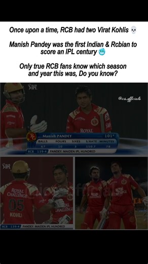 two Virat kohli in RCB💀 #viratkohli #ipl #ipl2026 #rcb