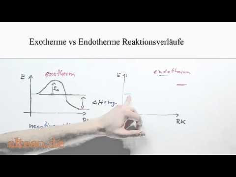 Exotherme vs Endotherme Reaktionsverläufe