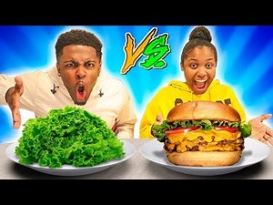HEALTHY VS JUNK FOOD CHALLENGE
