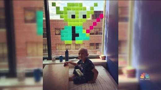 5-year-old cancer patient meets ‘window buddy’