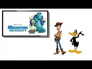Woody and Daffy Duck watches Monsters University