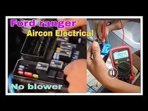 Ford Ranger Aircon not Cold Electrical Problem
