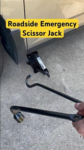 How to use a Scissor Jack. #tips #automobile #car #mechanic