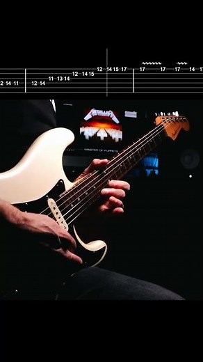 “Orion” by Metallica - guitar tabs lesson
