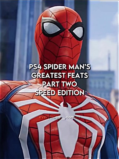 That is one fast mf #spiderman #marvel #spidermanps4 #spidermanedit #edit #fyp