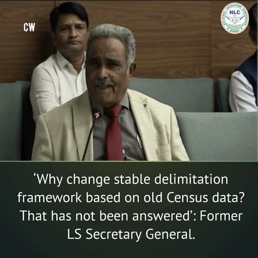 ‘Why change stable delimitation framework based on old Census data?#secret #nationalchange