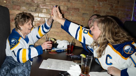 The Buffalo Sabres are the 'hometown team' in this Ontario town