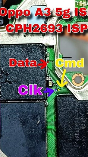 Oppo A3 5G ISP point | CPH2693 ISP Point | Oppo A3 5G ISP Pinout | Dead Boot Repair Solution