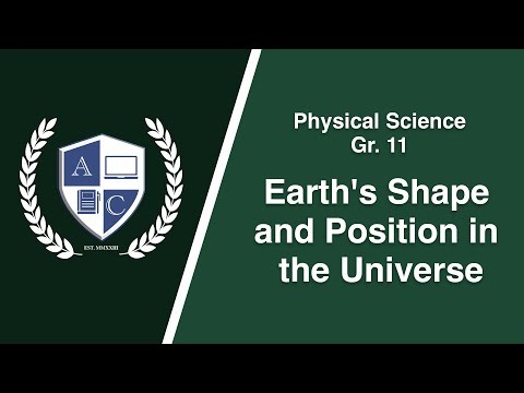 [ TAG-LISH ] Physical Science Grade 11: Earths Shape and Position in the Universe