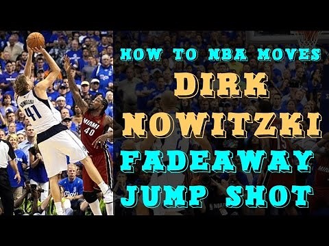 How to do the Dirk Nowitzki fadeaway Jump Shot!