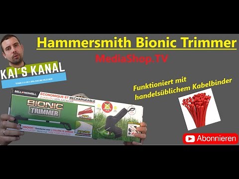 MediaShop.TV - Hammersmith Bionic Trimmer | Innovation durch die Verwendung von Kabelbindern!?