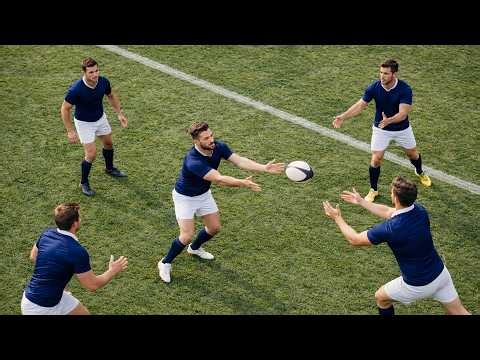 X-Pass - An anti-clockwise rugby passing drill