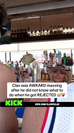 Clav was AWKARD maxxing after he did not know what to do when he got REJECTED 😭❤️‍🩹 #clavicular #fyp