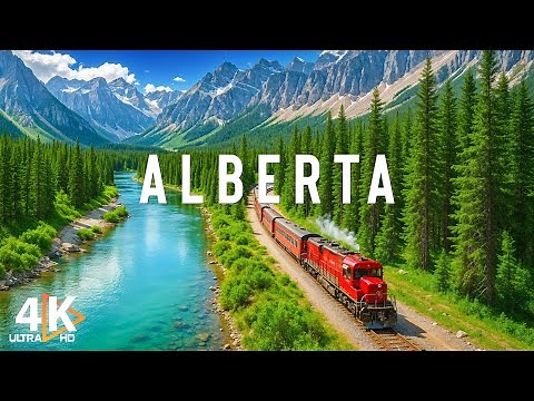 Summer in Alberta, Canada 4K - Majestic Rocky Mountains, Turquoise Lakes & Breathtaking Scenery