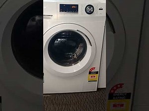 haier washing machine 7.5kg front loader on fast wash full cycle