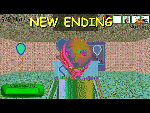 NEW ENDING | Baldi's Basics Plus Early Access v0.3.1 Gameplay