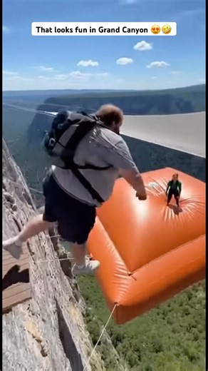 Cliff Airbag Jump That Looks Too High