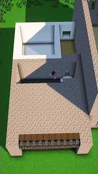 Large Modern House🏠 #minecraft #tutorial