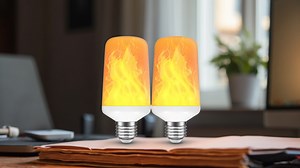 Flame Effect Led Bulb 0.5W G4 12V DC Flame Led Light Bulb Lamp