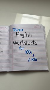 Sadhya and Hridaan on Instagram: "English Worksheets for LKG and Kg Make these easy worksheets for your little one. #kids #worksheets #worksheet #worksheetforkids #preschool #learning #kidslearning #funlearningathome #education #educational"