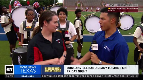 Drumline, drive, and determination: Duncanville band fires up for fall
