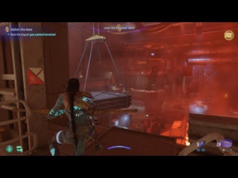 Taking Out Laser Ore Processor Alpha in 3rd Person