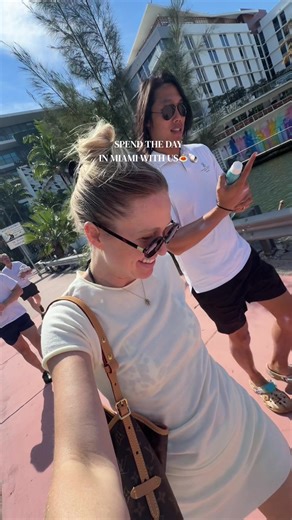 spend the day in Miami with usss 🐚👙🛍️🍝🏖️ we came so unprepared no swim suit no flip flops nothing so let’s go shopping & eating