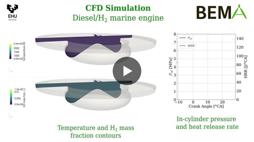 #hydrogen #cfd #openfoam #dualfuel #marineengines #sustainableshipping | BEMA (EHU)