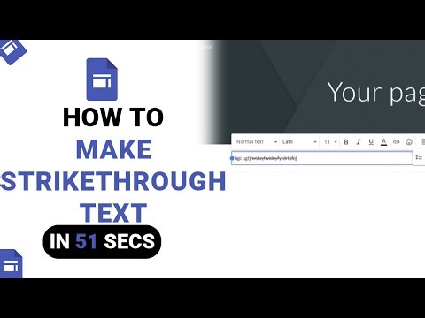 How to Make Strikethrough Text on Google Sites [NEW]
