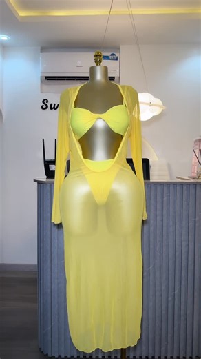 SWIMSUIT | BIKINI |MALE BEACHWEAR| PYJAMAS | BEACH BAG & HAT on Instagram: "Radiant rays luxe set N37,800 Available in small size Mesh dress can be worn in two ways Please send a dm to shop 🛍️"