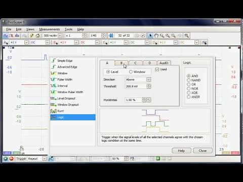 PicoScope 6: Using the Logic Trigger