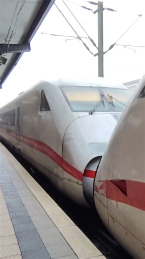 Coupled ICE 2 in Bielefeld! #trains #highspeedtrain #ice #intercity #intercityexpress #germany