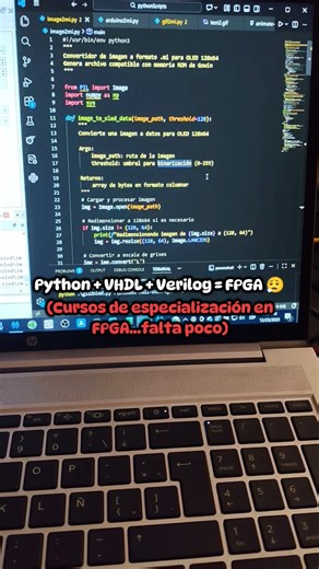 ¿Es lo mismo usar Arduino o FPGA? #FPGA #arduino #esp32 #oled #Python#programming #Electronica #vhdl