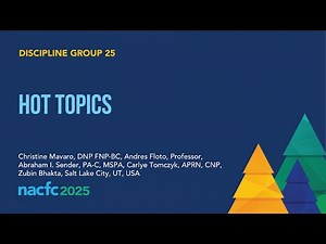 NACFC 2025 | DG25: Hot Topics