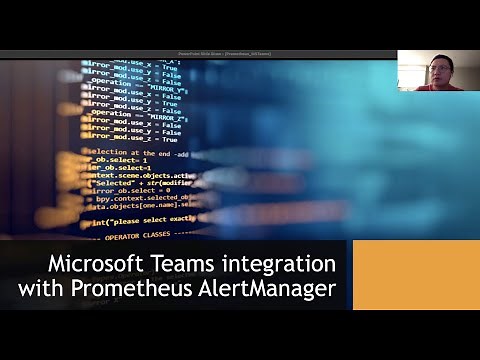 Prometheus alert manager integration with Microsoft Teams