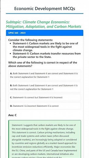 Climate Change Economics: Mitigation, Adaptation, and Carbon Markets