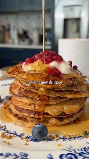 3 ingredient Sweet Potato Pancakes… 🤯