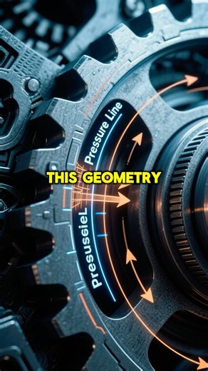 Why Gear Teeth Aren't Straight! ⚙️📏 #mechanicalengineering