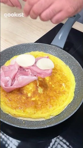 EGG TORTILLA WRAP: the dinner idea ready in 5 minutes! 😋