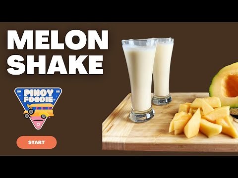 How To Make Melon Milk Shake | Perfect Summer Refreshment | Pinoy Foodie