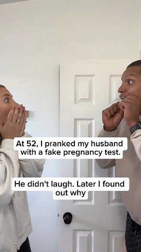 😔 At 52, I pranked my husband with a fake pregnancy test, expecting him to laugh. But when we found out I was actually pregnant, his reaction completely shocked me. He’d been told he couldn’t have children, and he never shared that with me. As I started feeling off—tired, dizzy, and foggy—I blamed it on age, but it was more than just that. A month later, something shifted. Mark became more engaged, more helpful, even bringing me thoughtful gifts. I found out it was because he was secretly looki