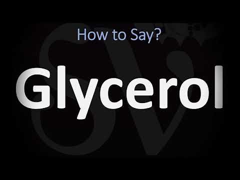 How to Pronounce Glycerol? (CORRECTLY)