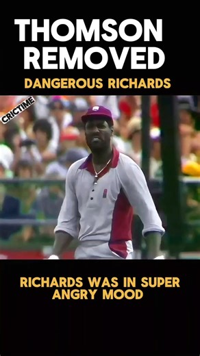 Dangerous Richards removed by Thomson #ytshorts #cricket #youtubeshorts #vivrichards #cricketlover