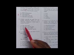 KJSEA: PRE-TECH SAMPLE PAPER Question 9