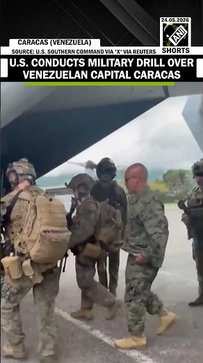 Watch! U.S. Military conducts military drill over Venezuela’s capital Caracas