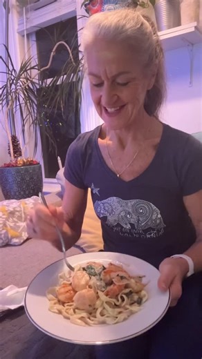 Janine Myers - Mature Model, Actress, Fitness Pro, Designer on Instagram: "@kitchenaidusa #pasta #kitchenaid #seafoodpasta #cooking #homecook #foodfromscratch #homecooking"