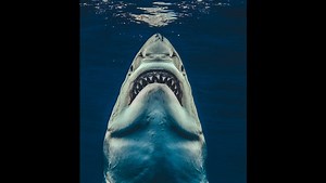 Photographer Recreates Jaws Movie Poster With Great White Capture | Fstoppers