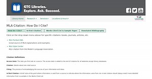 Research Guides: MLA Style: Writing & Citation: Annotated Bibliography