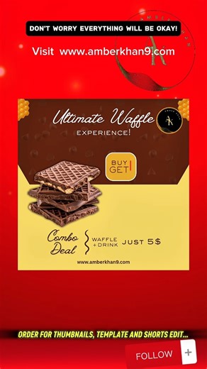 The Ultimate Waffle Experience - With Canva! Step By Step st