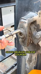 LOCK. PUMP. RELEASE. 🔒🛢️ 10,000 PSI grip. Bites the fitting instantly. Zero leaks. Hands-free operation. No more fighting the gun. GREASE IT FAST! 👇 https://quickmechtools.com/products/quick-release-grease-coupler #quickmechtools #fyp #GreaseGun #MechanicTools #LubeTech #MaintenanceHack #NoMess | Quickmechtools